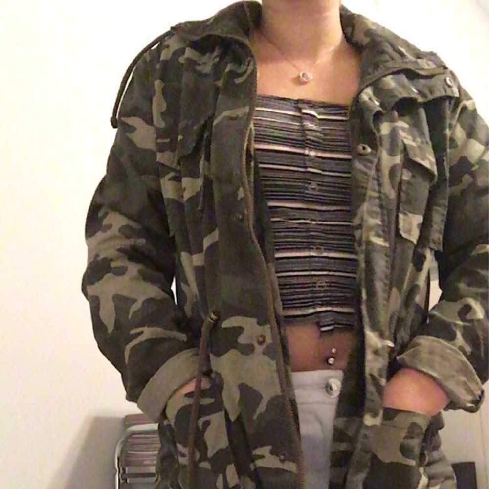 camo jean jacket